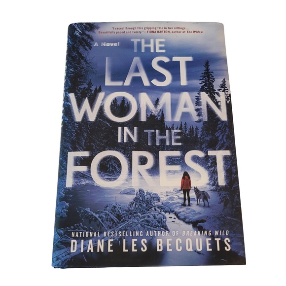 Berkley Other - Diane Les Becquets "The Last Woman in the Forest" Hardcover Book Blue